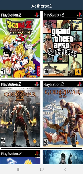 PSP PS2 - Games Emulator - عکس برنامه موبایلی اندروید