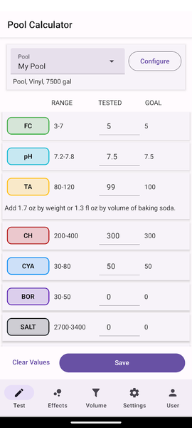 Pool-Calculator - عکس برنامه موبایلی اندروید