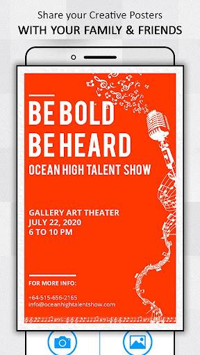 Poster Maker Flyer Banner Cove - عکس برنامه موبایلی اندروید