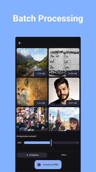 Convert Images to PNG - عکس برنامه موبایلی اندروید