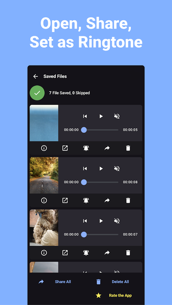 Video to Audio - Video to MP۳ - عکس برنامه موبایلی اندروید