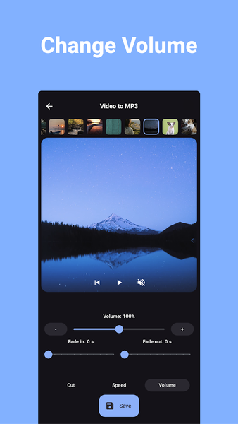 Video to Audio - Video to MP۳ - عکس برنامه موبایلی اندروید