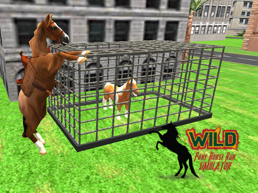 Wild Pony Horse Run Simulator - عکس بازی موبایلی اندروید