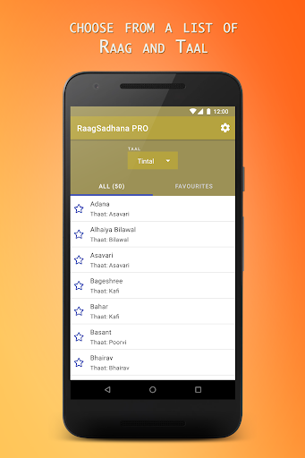 Raag Sadhana - Lehra App - Image screenshot of android app