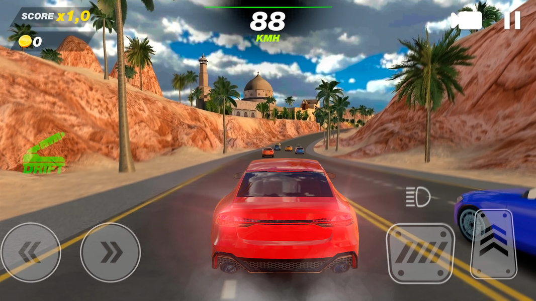 Car Racing Games: Overtake - Gameplay image of android game