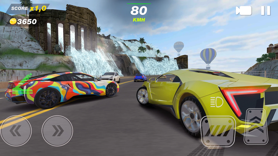 Car Racing Games: Overtake - Gameplay image of android game