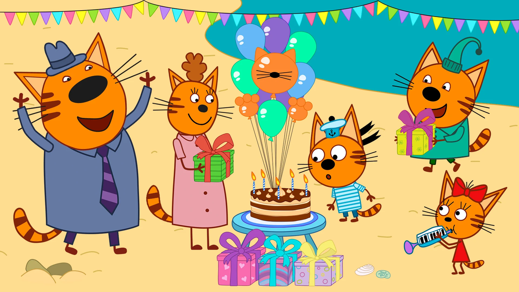 Kid-E-Cats: Kids birthday - Gameplay image of android game
