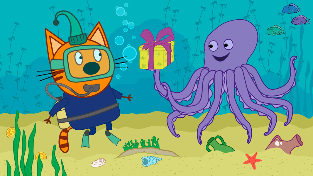 Kid-E-Cats: Kids birthday - Gameplay image of android game