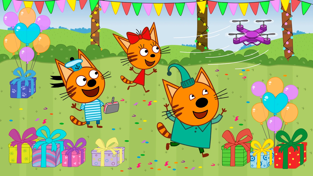 Kid-E-Cats: Kids birthday - Gameplay image of android game