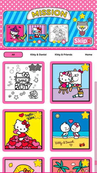 Hello Kitty: Coloring Book - عکس بازی موبایلی اندروید