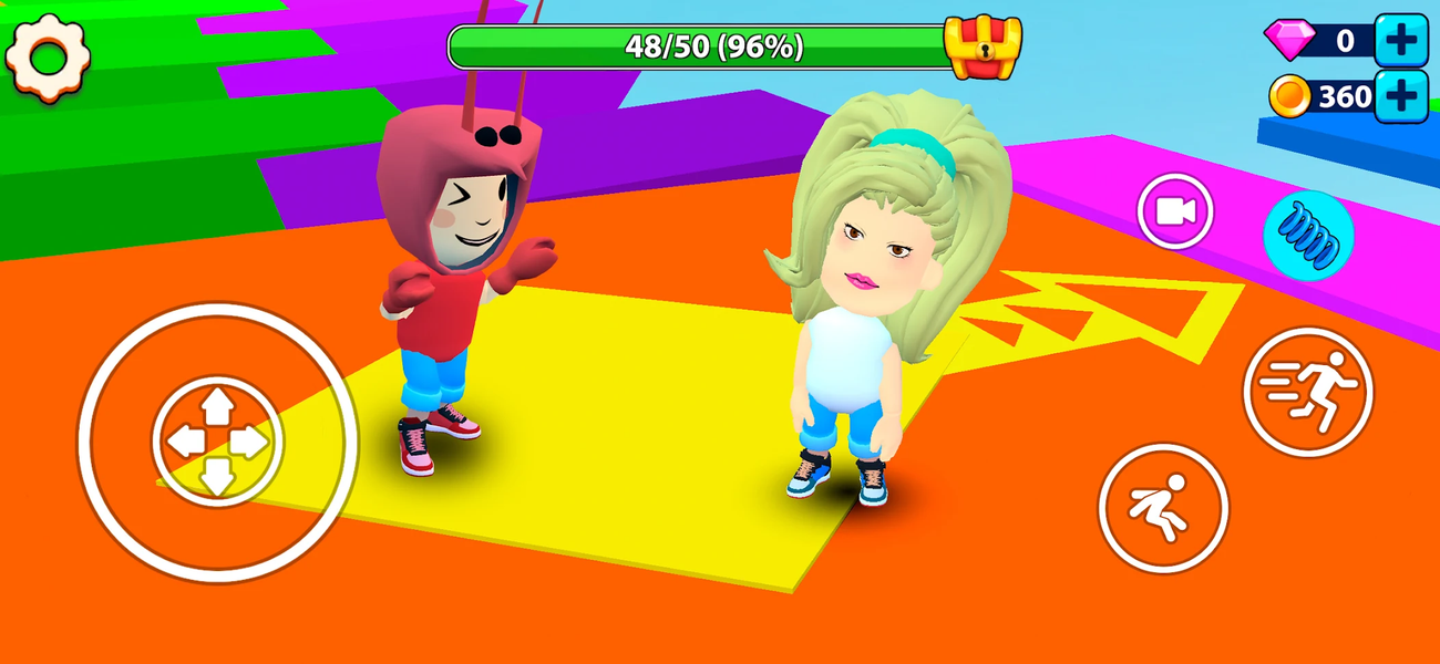 Obby Parkour: Crazy Adventures - عکس بازی موبایلی اندروید