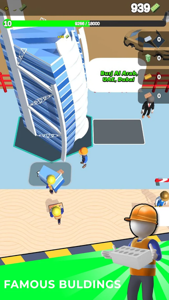 Recycling Building Idle Tycoon - عکس بازی موبایلی اندروید