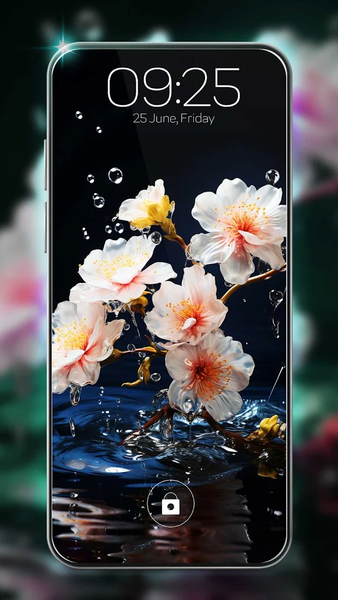 Flower Wallpaper HD Collection - Image screenshot of android app