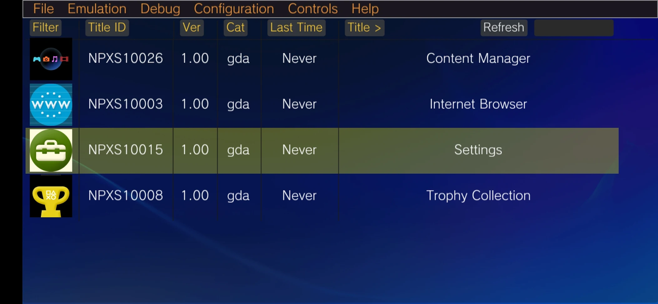 ViTA Emulator for Android(R) - Image screenshot of android app