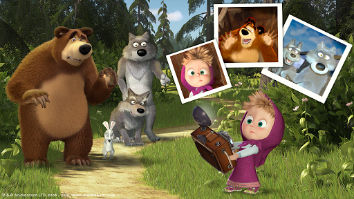 Masha and the Bear: Mini games - Gameplay image of android game