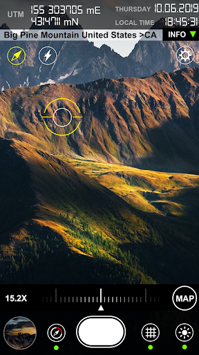 Compass S8 (GPS Camera) - Image screenshot of android app