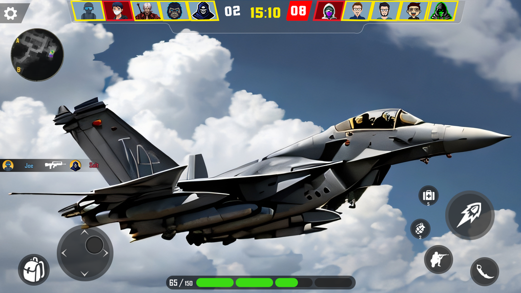 Air Combat Sky Fighters - Gameplay image of android game