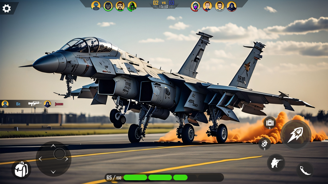 Modern Jet Fighter Games - Gameplay image of android game