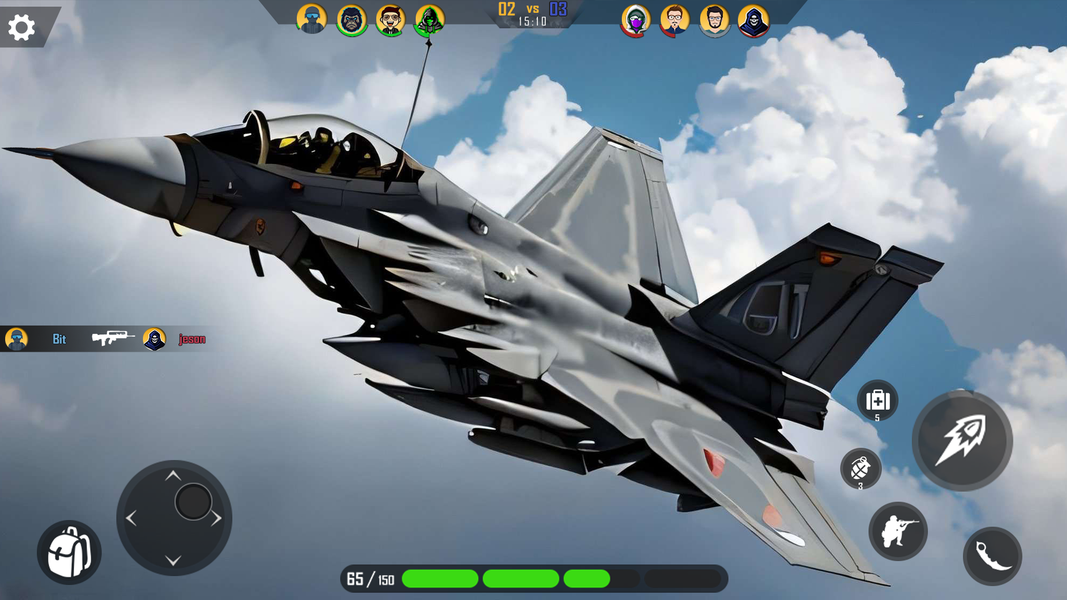 Modern Jet Fighter Games - Gameplay image of android game