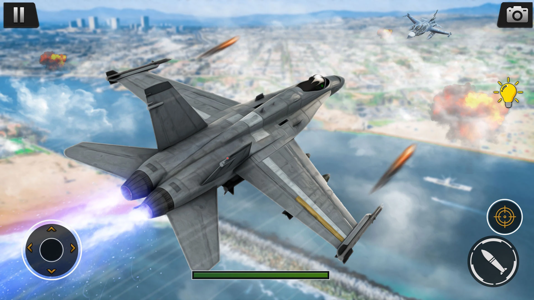 Modern Jet Fighter Games - Gameplay image of android game