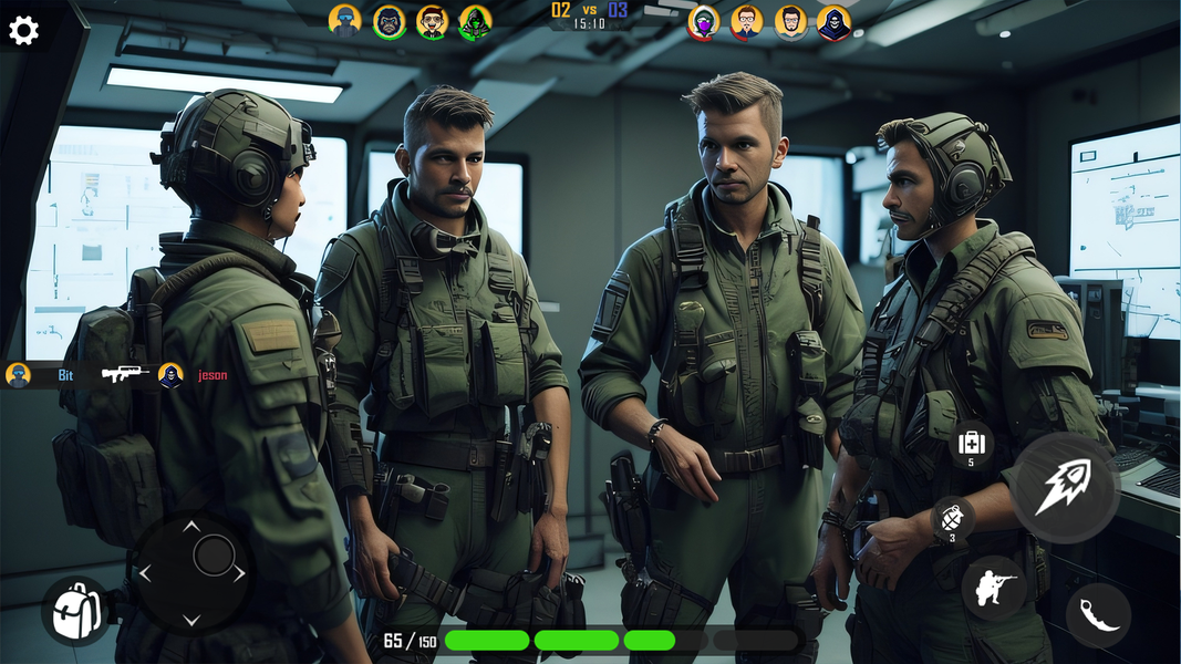 Modern Jet Fighter Games - Gameplay image of android game