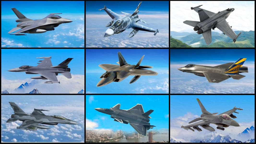 Modern Jet Fighter Games - Gameplay image of android game