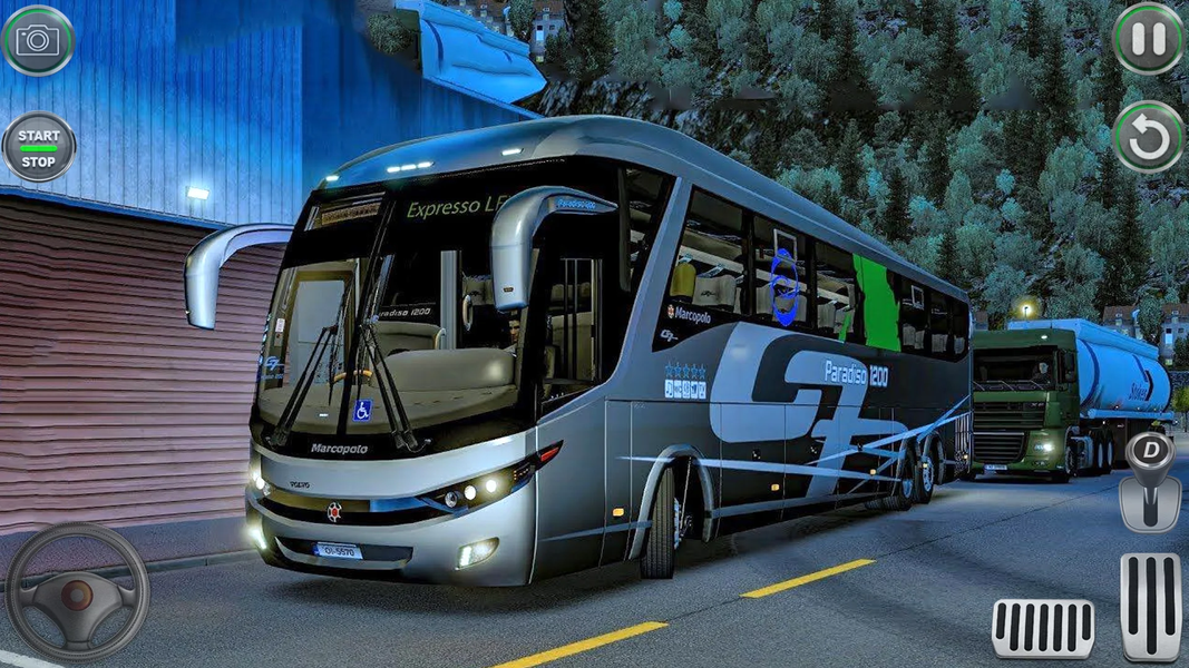 Bus Simulator - Euro Bus Drive - Gameplay image of android game