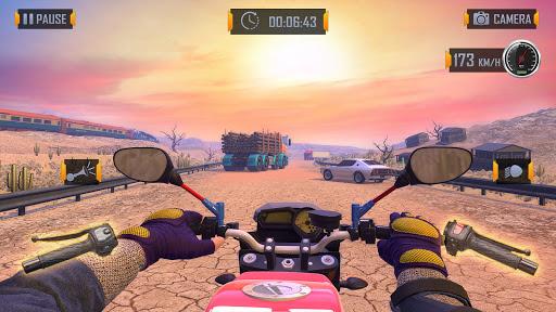 Highway Motorbike Drag Racing - Image screenshot of android app