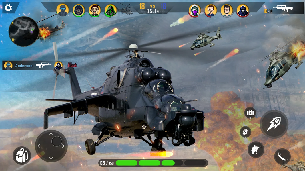 Gunship Air Combat Sky Fighter - عکس بازی موبایلی اندروید