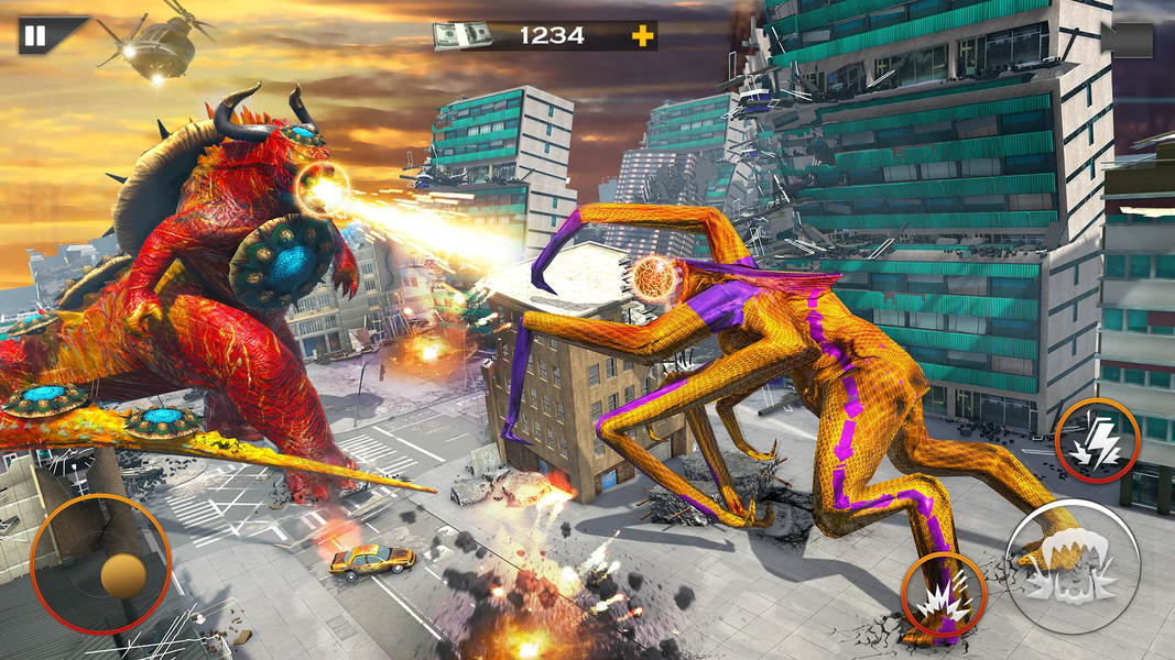 Dinosaur Rampage Attack Games - عکس بازی موبایلی اندروید