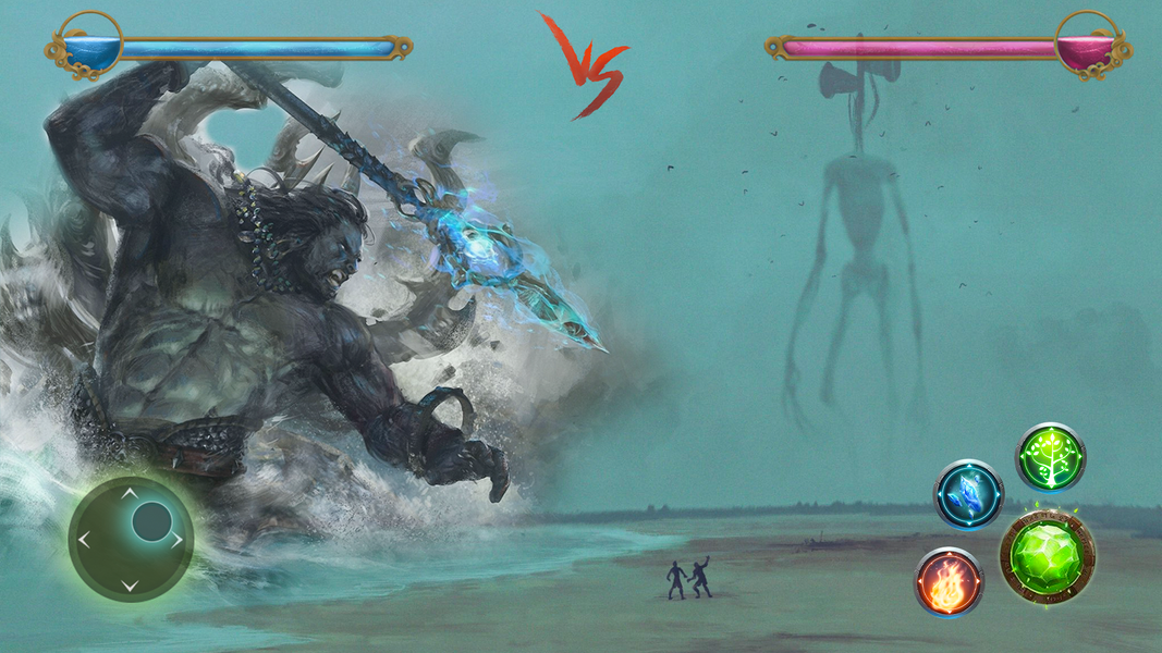 Monster Smash City Siren Head - Gameplay image of android game