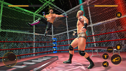 Real Wrestling Fight Championship: Wrestling Games - Gameplay image of android game