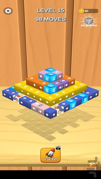 Tap Away Blocks Challenge - Gameplay image of android game