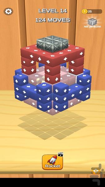 Tap Away Blocks Challenge - Gameplay image of android game