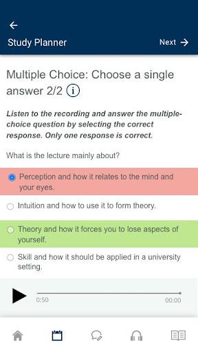 PTE Academic Official Practice - Image screenshot of android app