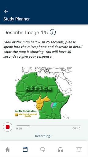 PTE Academic Official Practice - Image screenshot of android app