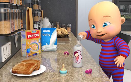 Naughty Twin Baby Simulator 3D - Gameplay image of android game