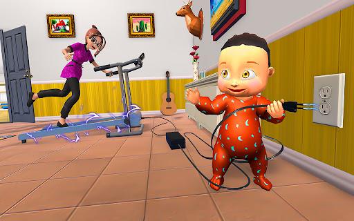 Naughty Twin Baby Simulator 3D - Gameplay image of android game