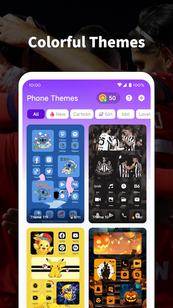 Phone Themes - عکس برنامه موبایلی اندروید