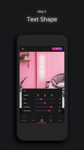 NEONY - neon sign text on pic - عکس برنامه موبایلی اندروید