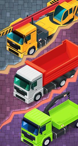 Truck Merger - Idle & Click Tycoon Car Game - Gameplay image of android game