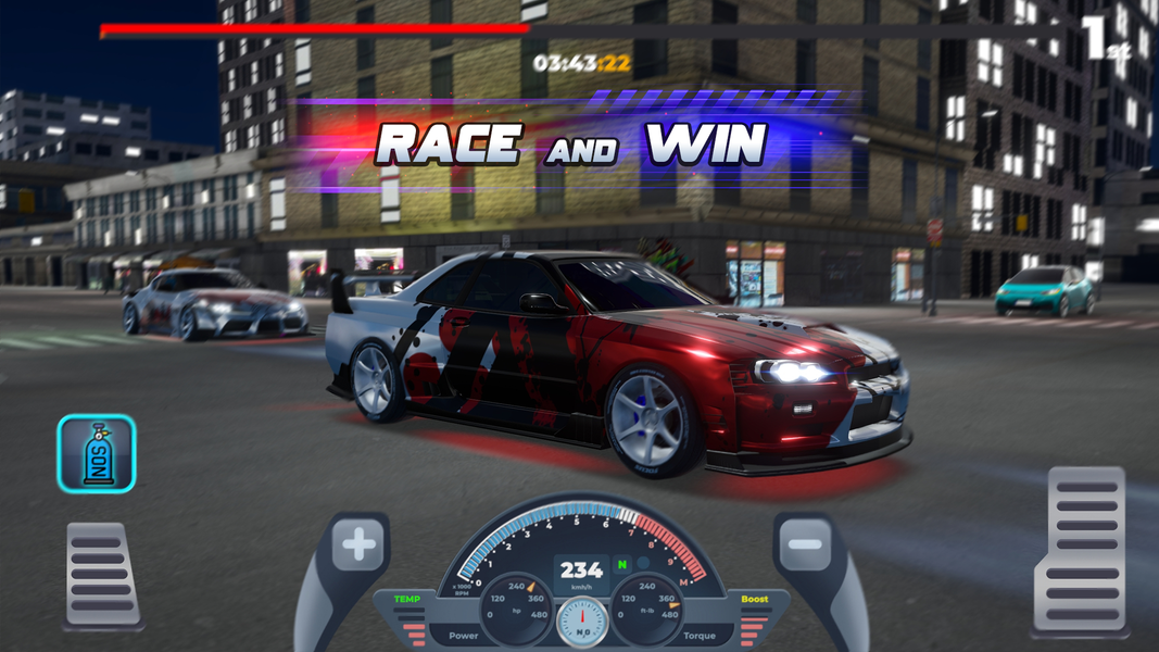 Drag Sim 2: King of the Racing - Gameplay image of android game