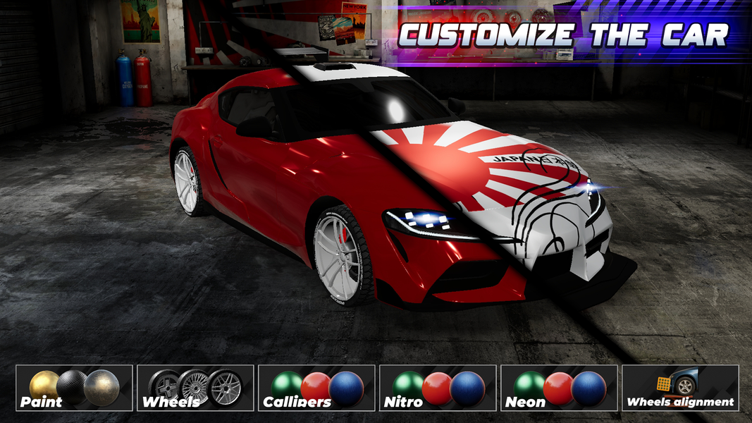 Drag Sim 2: King of the Racing - Gameplay image of android game