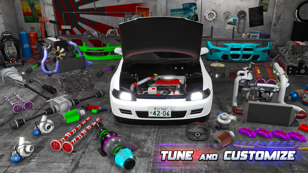 Drag Sim 2: King of the Racing - Gameplay image of android game