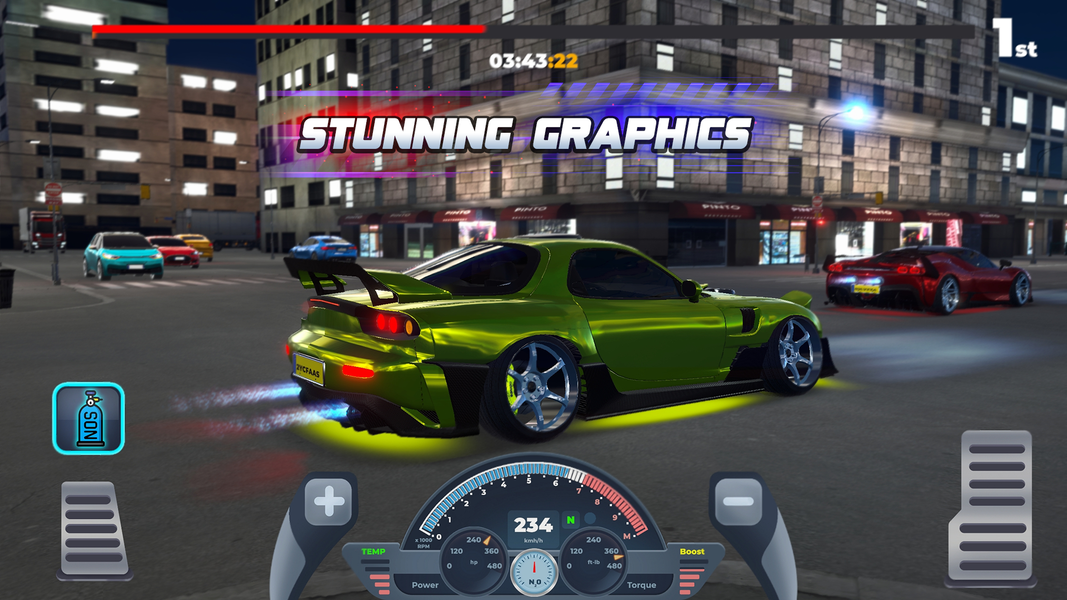 Drag Sim 2: King of the Racing - Gameplay image of android game