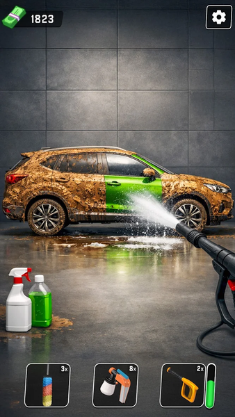 Car Wash Makeover Fixing Games - Gameplay image of android game