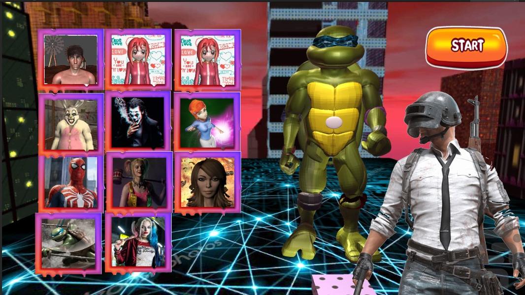 Fight .Spider-Man Ninja Turtles - عکس بازی موبایلی اندروید