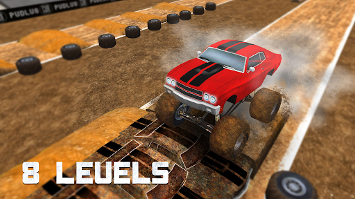 Monster Truck Fever Driving - Gameplay image of android game