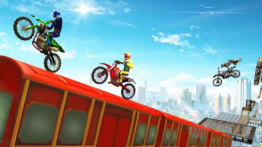 Bike Stunt Race Masters 3d Racing 2020-Free Games - Gameplay image of android game
