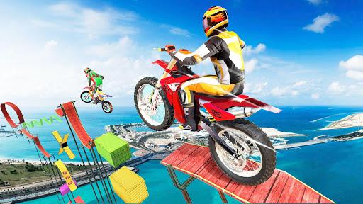 Bike Stunt Race Masters 3d Racing 2020-Free Games - Gameplay image of android game